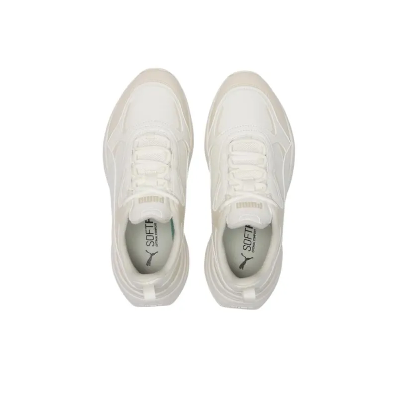 PUMA Cassia Anti Slip Wear Resistant Low Top Casual Shoes Women's Beige-3