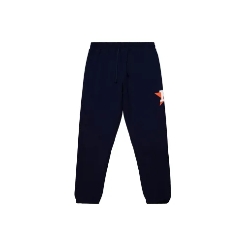 Mitchell Ness Knitted Sweatpants Men Dark Blue