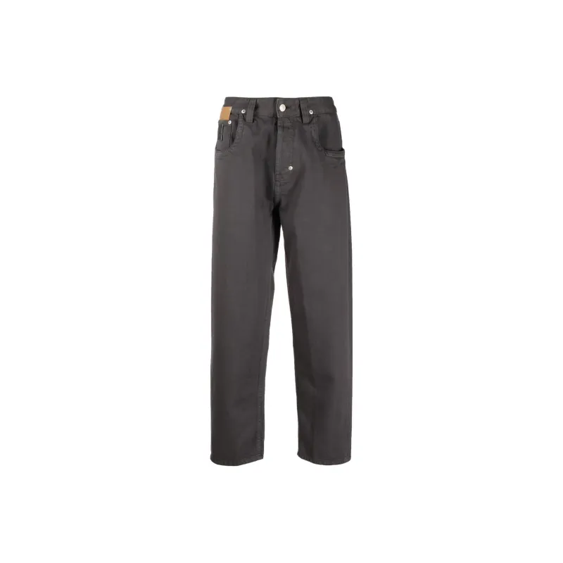 CRAIG GREEN Straight leg Cropped Jeans-0
