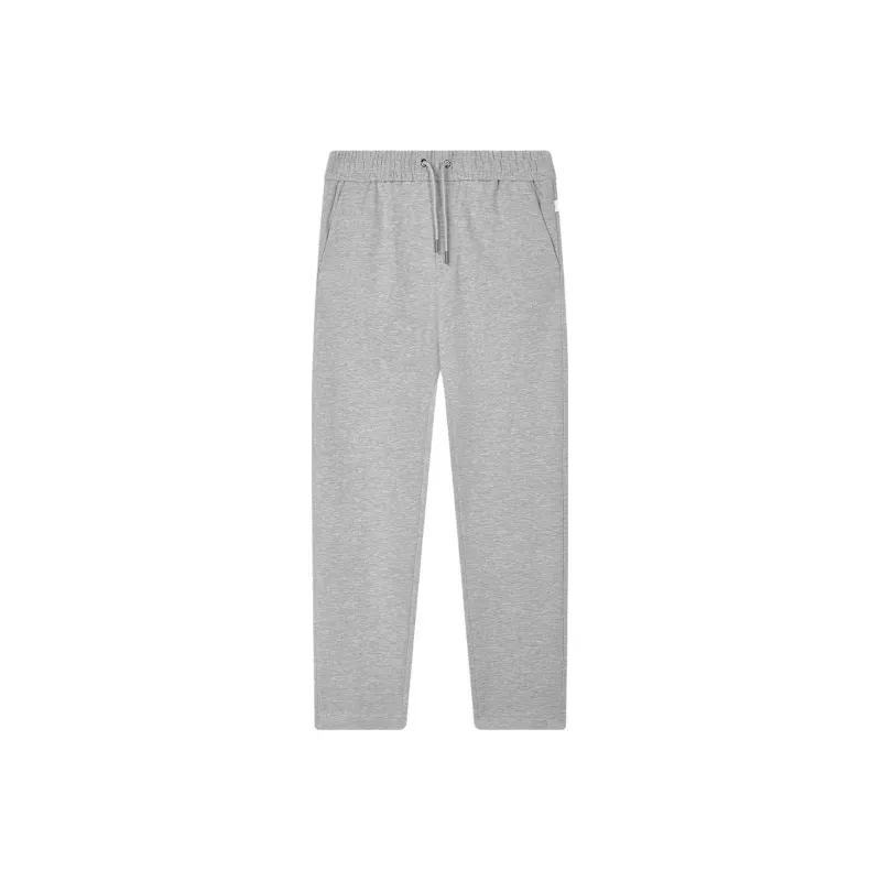 FILA MILANO Italian Luxury Sports Collection Knitted Sweatpants Men Snowflake Heather Gray-0