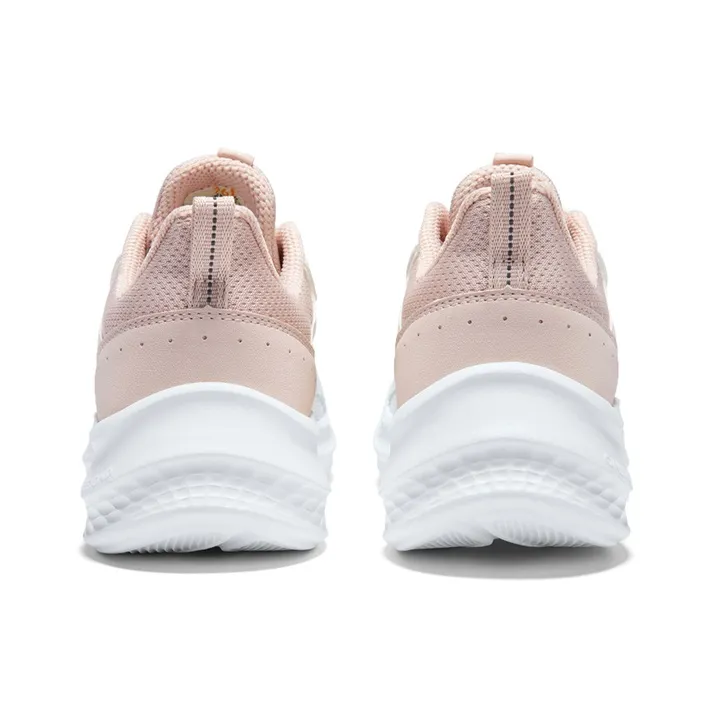361° Cushioning, Breathable, Lightweight Low Top Sprint Running Shoes Women's Feather White Fresh Pink-5