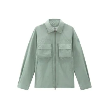 WOOLRICH Zip Up Long Sleeved Shirt Jacket