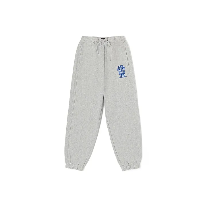 Lee SS23 Knitted Sports Pants Unisex Gray-0