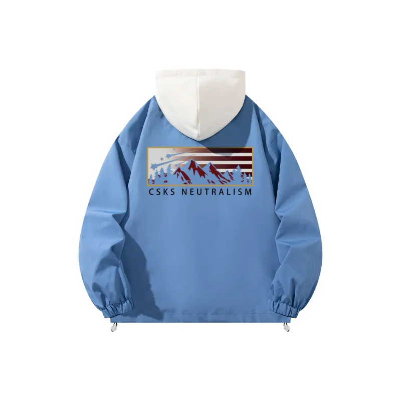 CSKS Jackets Coats Unisex Black Gray-14