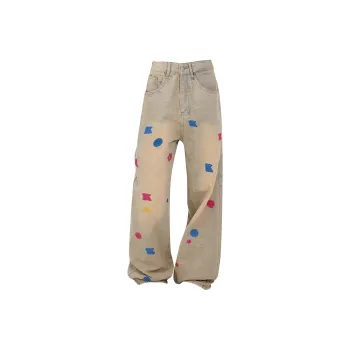 SOCKKEY Jeans Unisex Yellow Mud