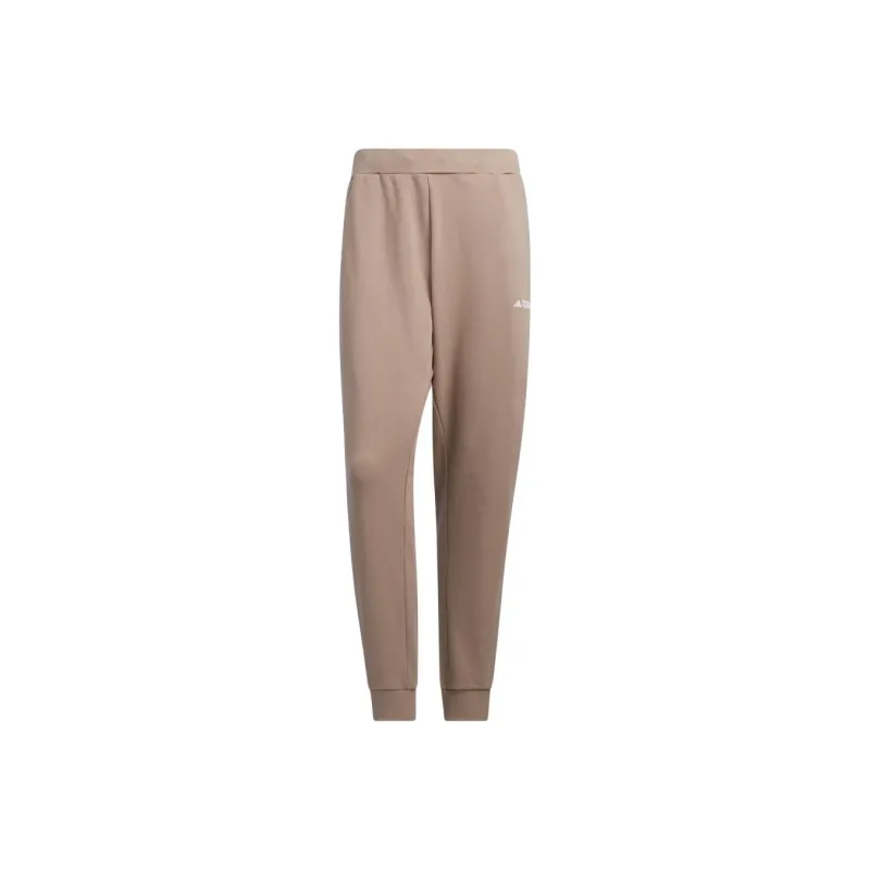 Adidas Knitted Sweatpants Men Pink Brown-0