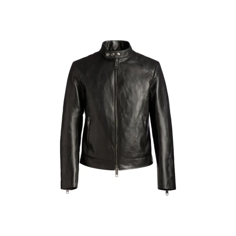 BALLY X Adrien Brody Zipped Biker Jacket-0