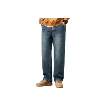 Tonlion Jeans Unisex Vintage Blue