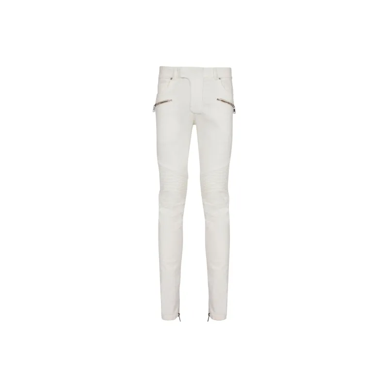 BALMAIN Biker Denim Jeans-0