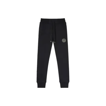 VERSACE JEANS COUTURE SS23 Knitted Sports Pants Men's Black