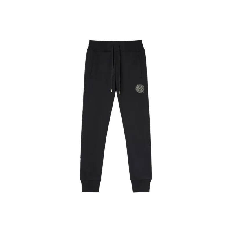 VERSACE JEANS COUTURE SS23 Knitted Sports Pants Men's Black-0