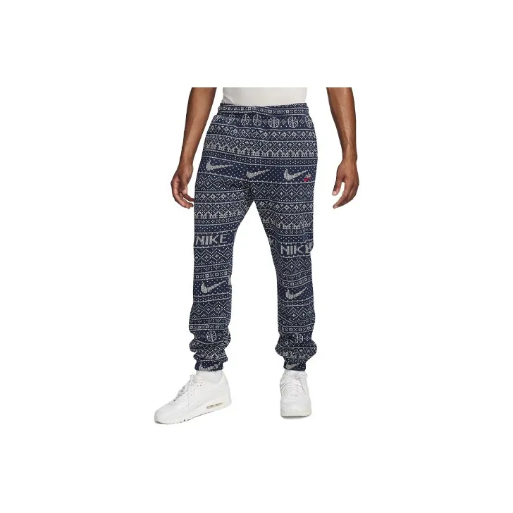 Nike Sportswear Club Fleece Knitted Sweatpants Men's Marine Blue-0