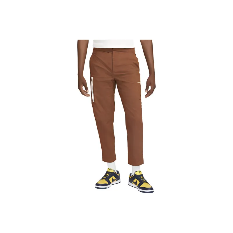 Nike Sportswear Essentials Series Knitted Sweatpants Men Brown-0