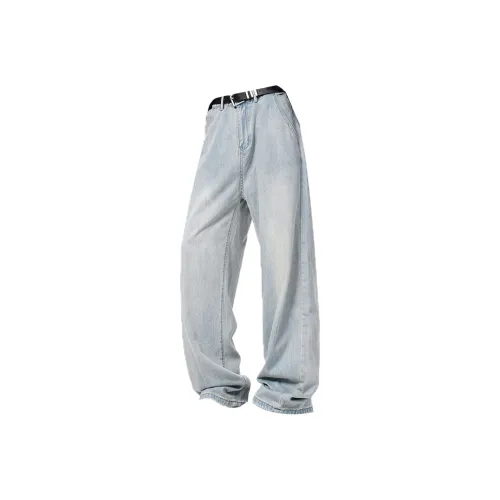 BOTH PLAY Casual Pants Unisex Blue