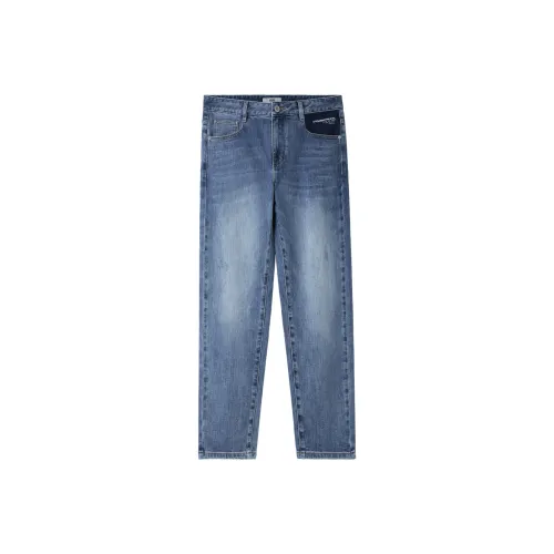 HLA Jeans Men Blue Gray Denim Gradient Medium 30
