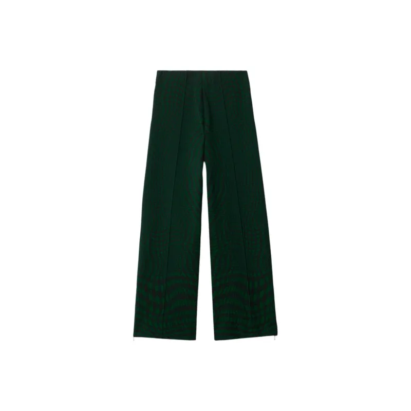 Burberry Knitted Sports Pants Men's Green-0