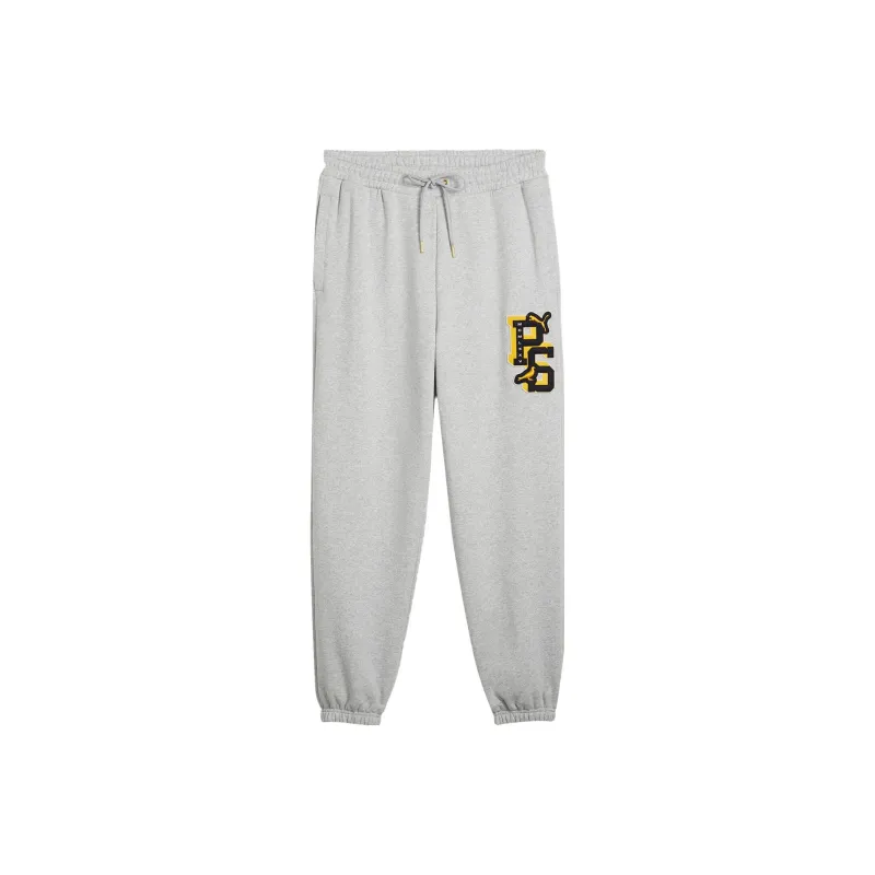 PUMA X STAPLE Co brand Knitted Sweatpants Men Light Mixed Gray-0