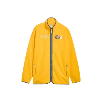 PUMA NYC Long Run Fleece Jacket Jacket Men Saffron