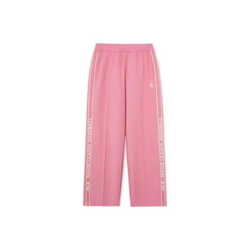 MLB SS23 Knitted Sweatpants Unisex Pink-0