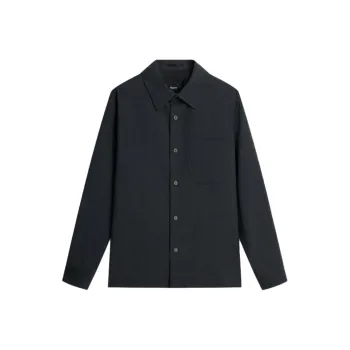 THEORY Classic Button Down Overshirt