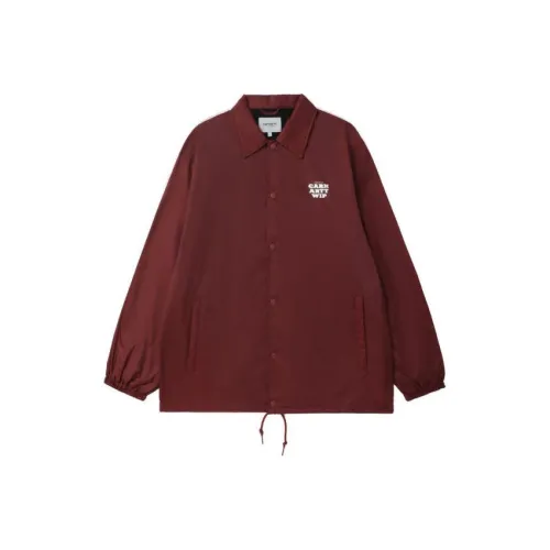 Carhartt WIP SS24 Jackets Coats Unisex Burgundy