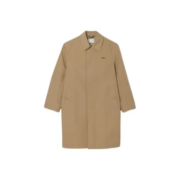 LACOSTE Trench Coat Men's Beige
