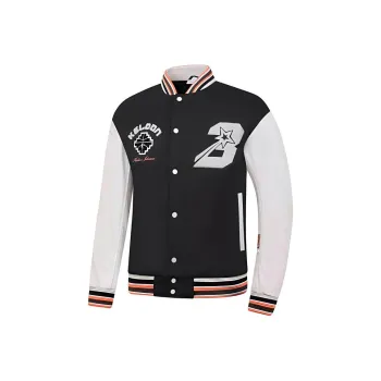 QIAODAN Basketball Collection Down Jacket Men's Black/Lunar Rock Light Gray