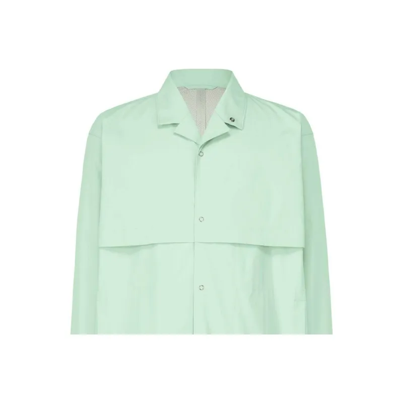 Homme Plissé Issey Miyake SS25 Trench Coat Men's Mint Green-2