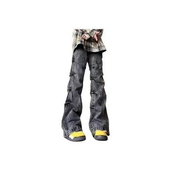 TBSM Jeans Unisex Black Gray Color
