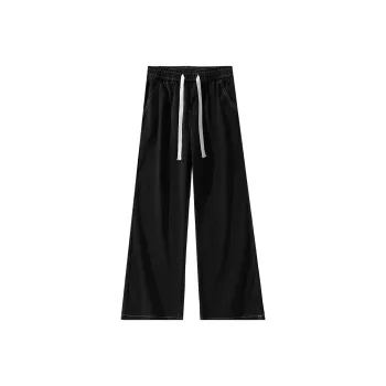 Menglaini Jeans Unisex Black