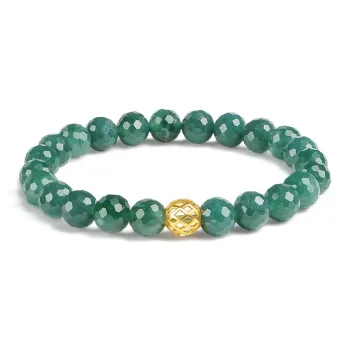 With The Heart Of The Jade Ice Glutinous Bracelets Unisex