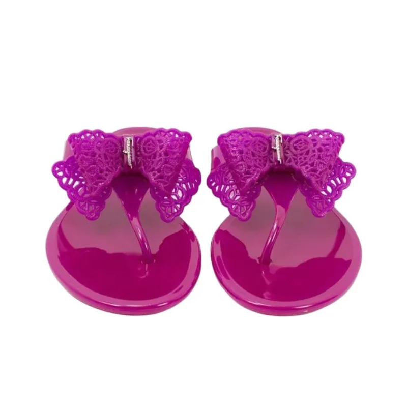 FERRAGAMO Slip Resistant Flip Flops Women's Purple-2