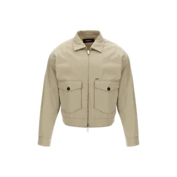 DSQUARED 2 Easy Cotton Kaban Jacket
