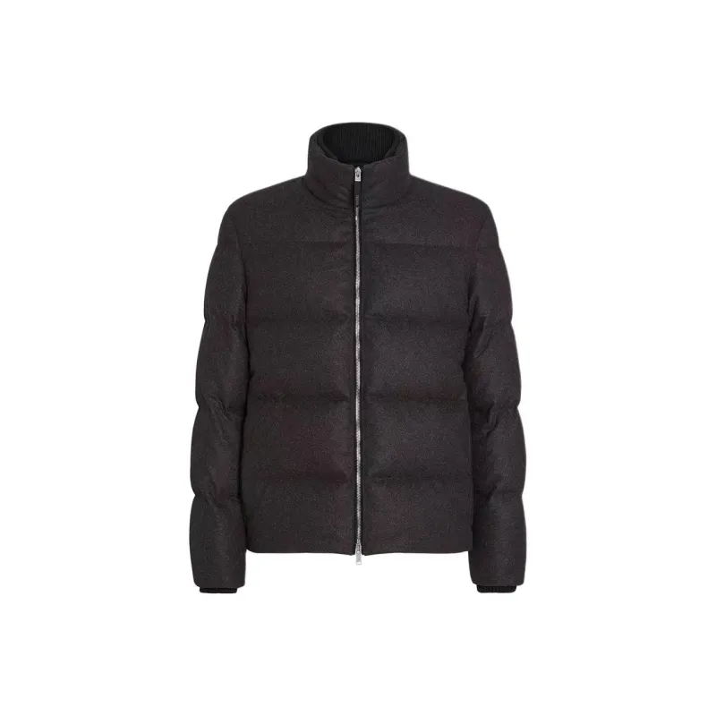 Zegna Jackets Coats Men's Black-0