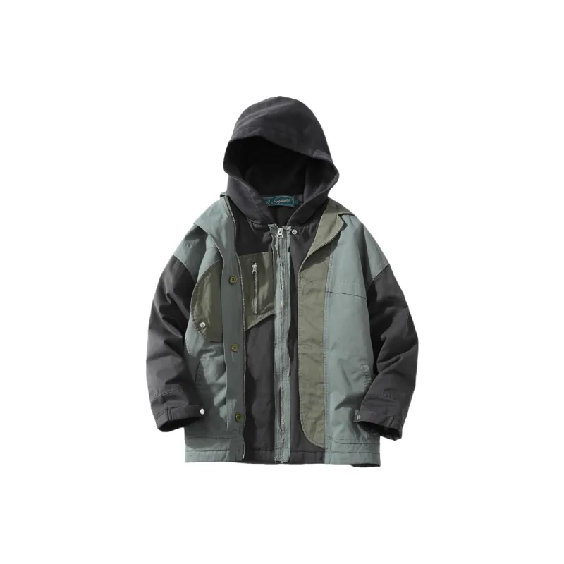 A SQUARE ROOT Jackets Coats Unisex Turquoise-0
