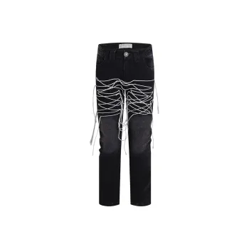 DND4DES Jeans Unisex Black