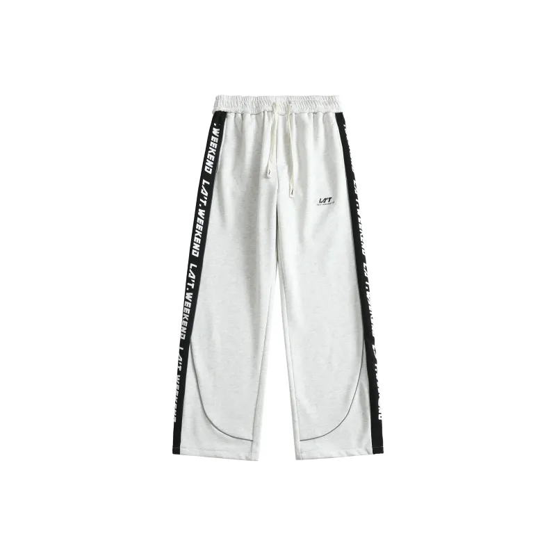 LA'T.WEEKEND Knitted Sports Pants Unisex-0