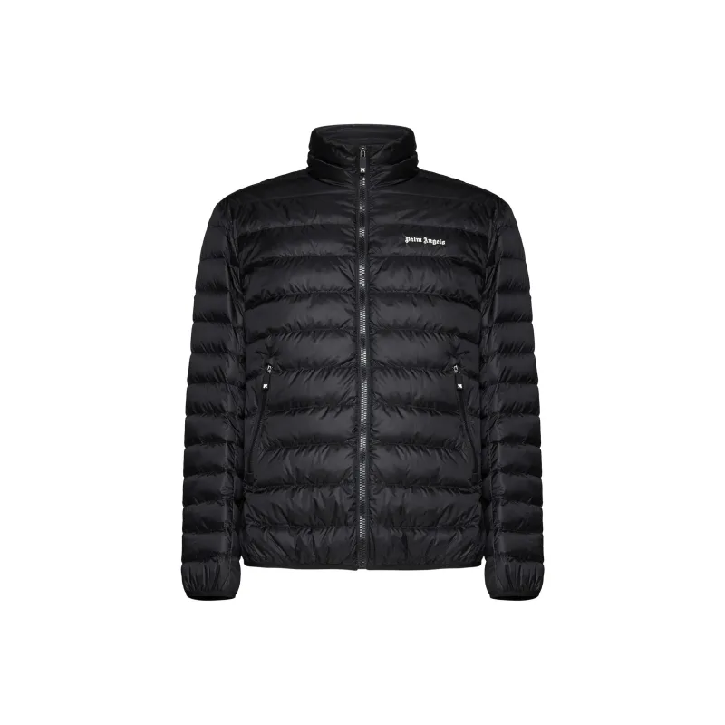 PALM ANGELS Logo Printed Quilted Jacket-0