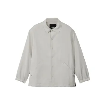 Y 3 3 Stripes Collared Button Up Jacket