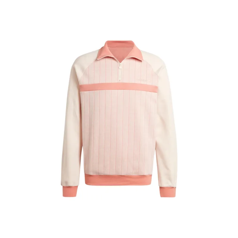 Adidas Originals Premium 1/2 Zip Track Top Jackets Coats Men's Pink-0