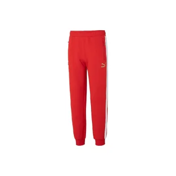 PUMA Knitted Sports Pants Unisex Red