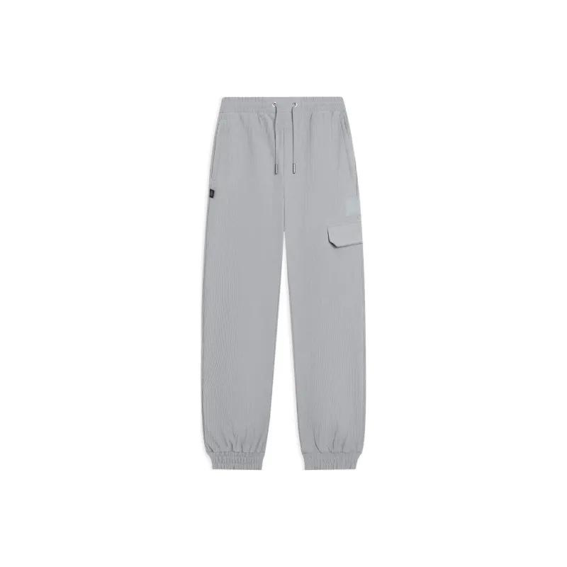 LINING Wade Collection Knitted Sweatpants Men Gray-0