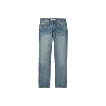Tommy Hilfiger Straight Fit Jean Bottoms Light Wash Jeans Men's Light Blue