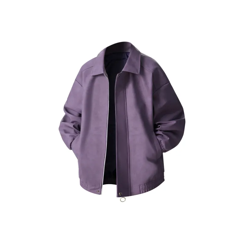 ZMOH Leather Jacket Unisex Couple's-4