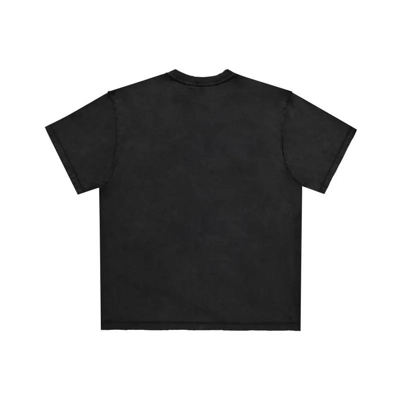 False Perception T Shirt Unisex Washed Black-1