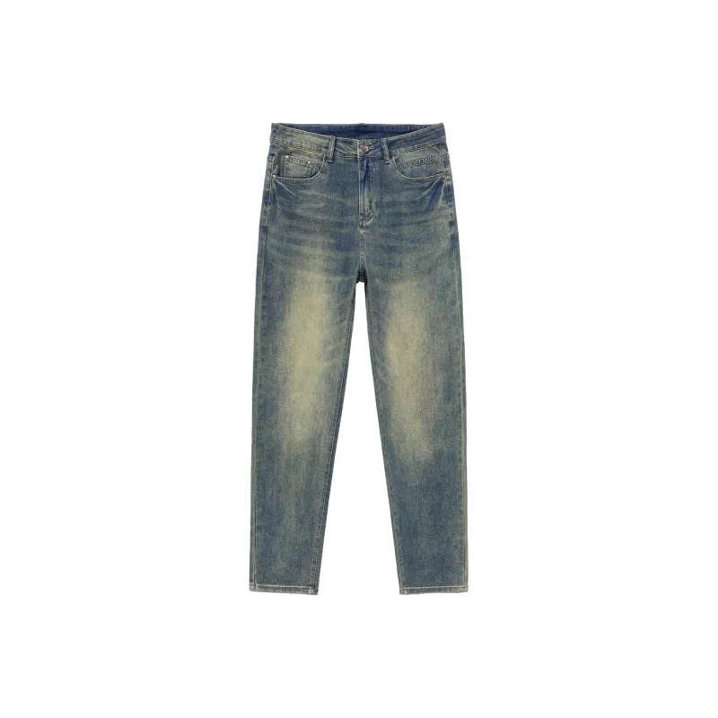 SANTASTIC Jeans Men's Oil Wax Yellow-0