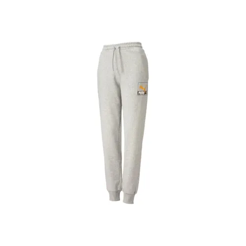 PUMA Sports Life Collection Knitted Sweatpants Men Gray
