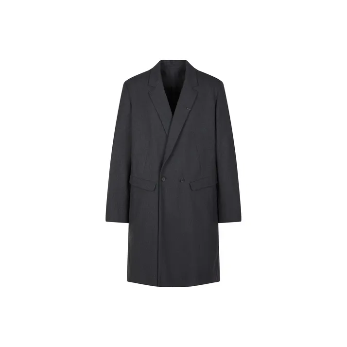 CROQUIS Trench Coat Men Dark Mixed Gray-0