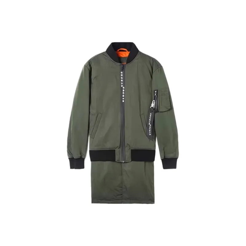 FANSIZHE Jackets Coats Men's Army Green-0