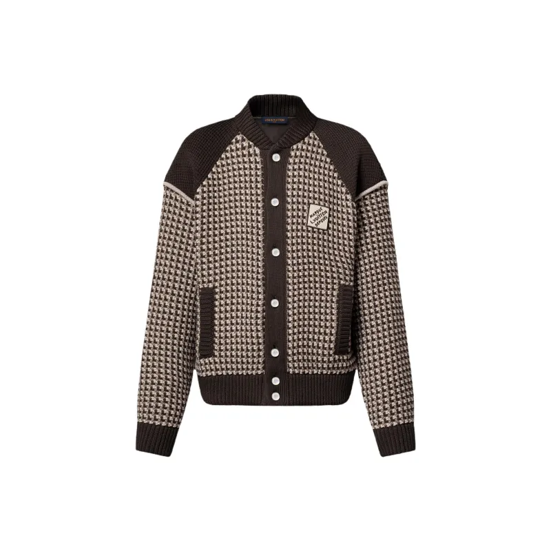 LOUIS VUITTON Knitted Cotton Jacquard Bomber-0